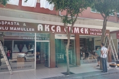 Akça Ekmek Pleksi Kutu Harf Tabela