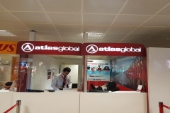 Atlas Jet Işıklı Pleksi Tabela