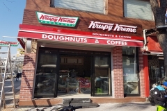 Krispi Kreme Işıklı Kutu Harf Logo Tabela