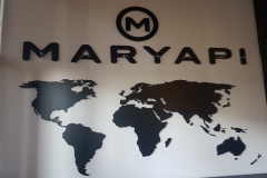 Maryapı Pleksi Kesim Dünya Haritası