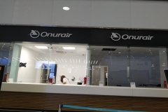 Onur Air Ahşap Harf Tabela