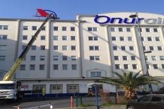 Onur Air Genel Müdürlük Işıklı Pleksi Tabela
