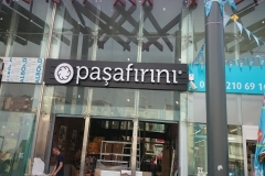 Paşa Fırını Işıklı Pleksi Kutu Harf Tabela