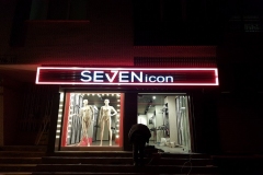 Seven İcon Pleksi Kutu Harf Tabela
