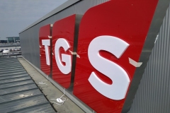 Tgs Işıklı Paslanmaz Pleksi Logo Tabela